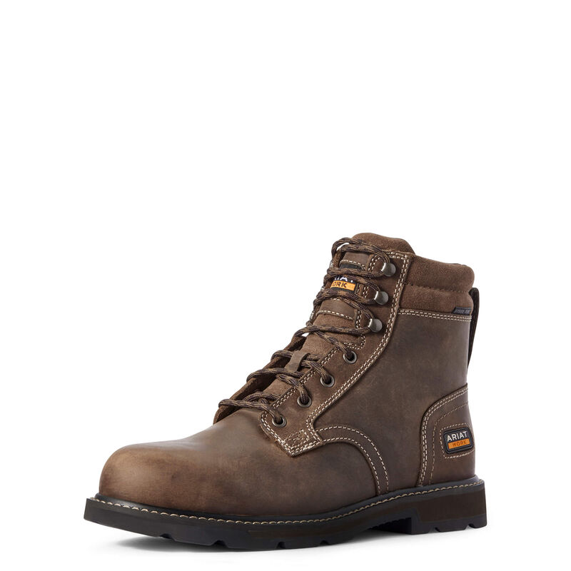 Ariat Groundbreaker 6 Ii Steel Toe - Miesten TummanRuskea Työsaappaat ( NYGHIV-934 )